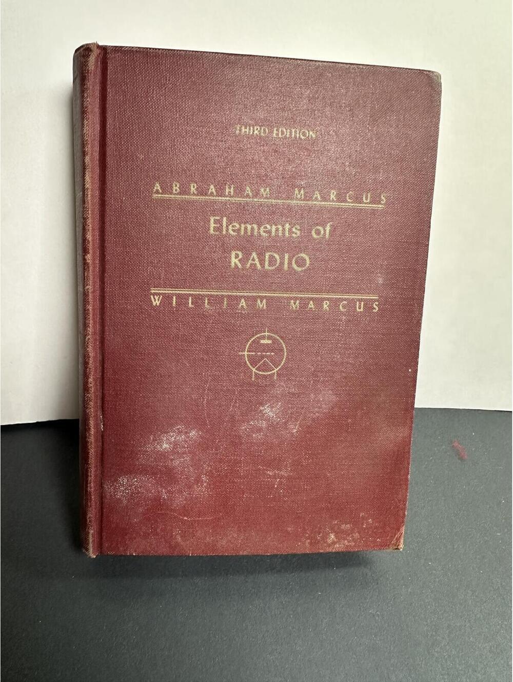 VTG 1955 Elements Of Radio Third Edition Vacuum Tube Electronics Book
